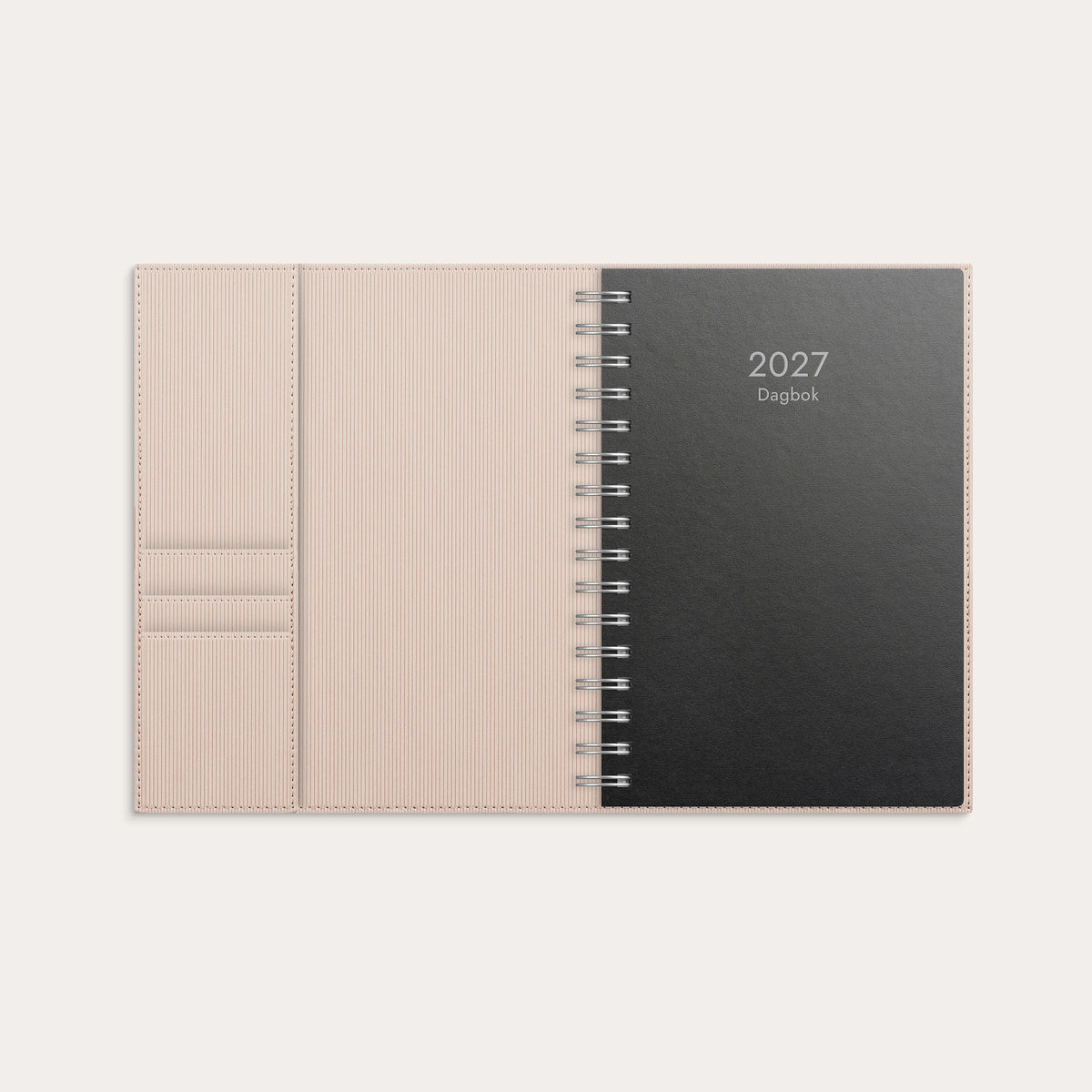 Dagbok 2027 beige konstläder