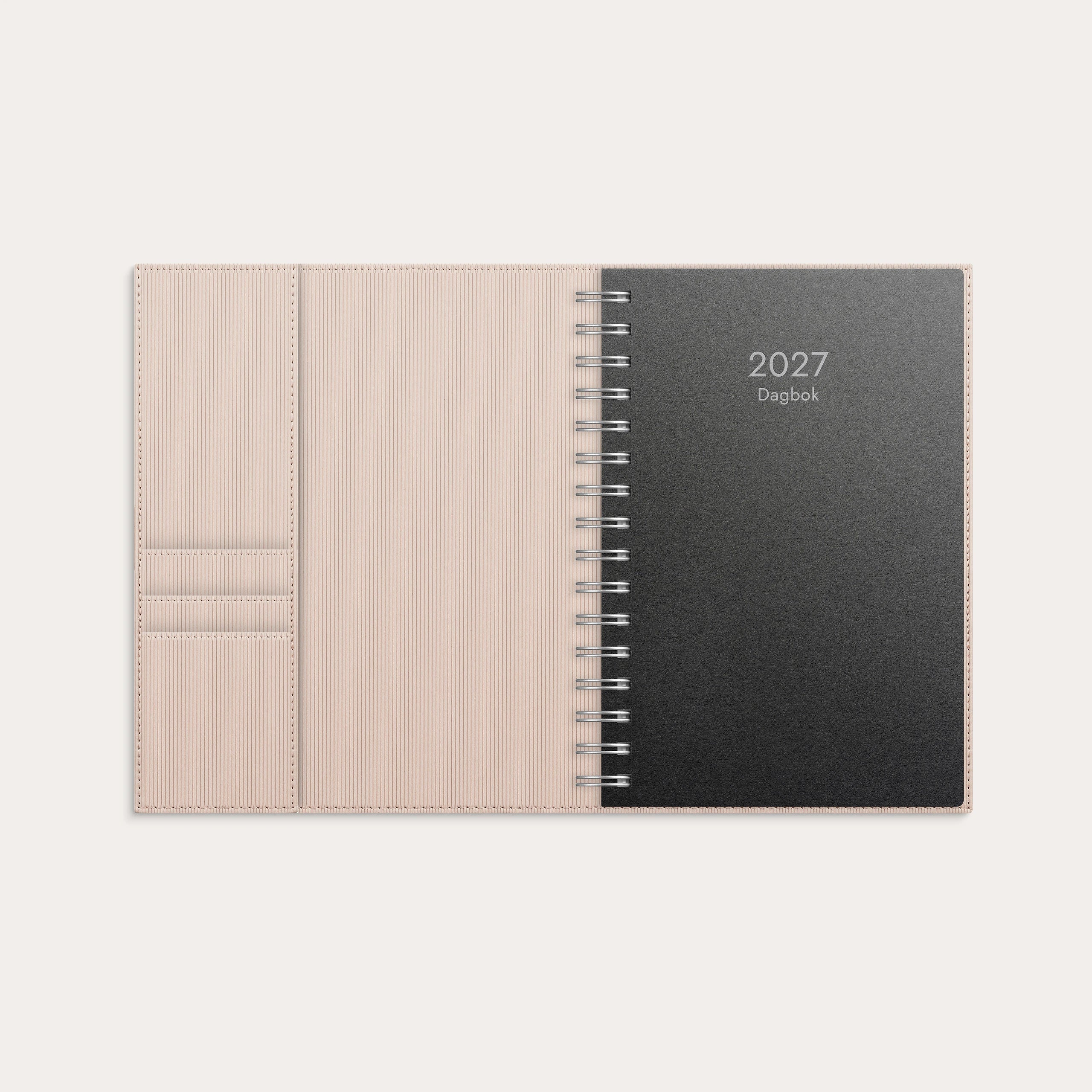 Dagbok 2027 beige konstläder