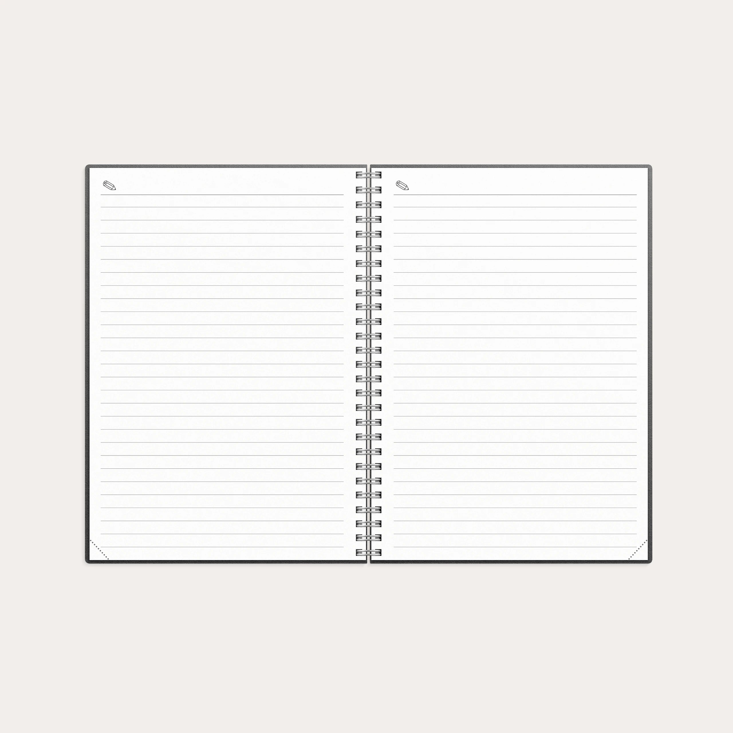Kalender 2027 Weekly A5 beige konstläder