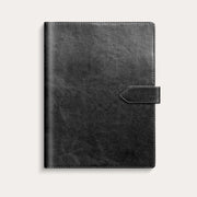 Veckojournal 2027 svart konstläder