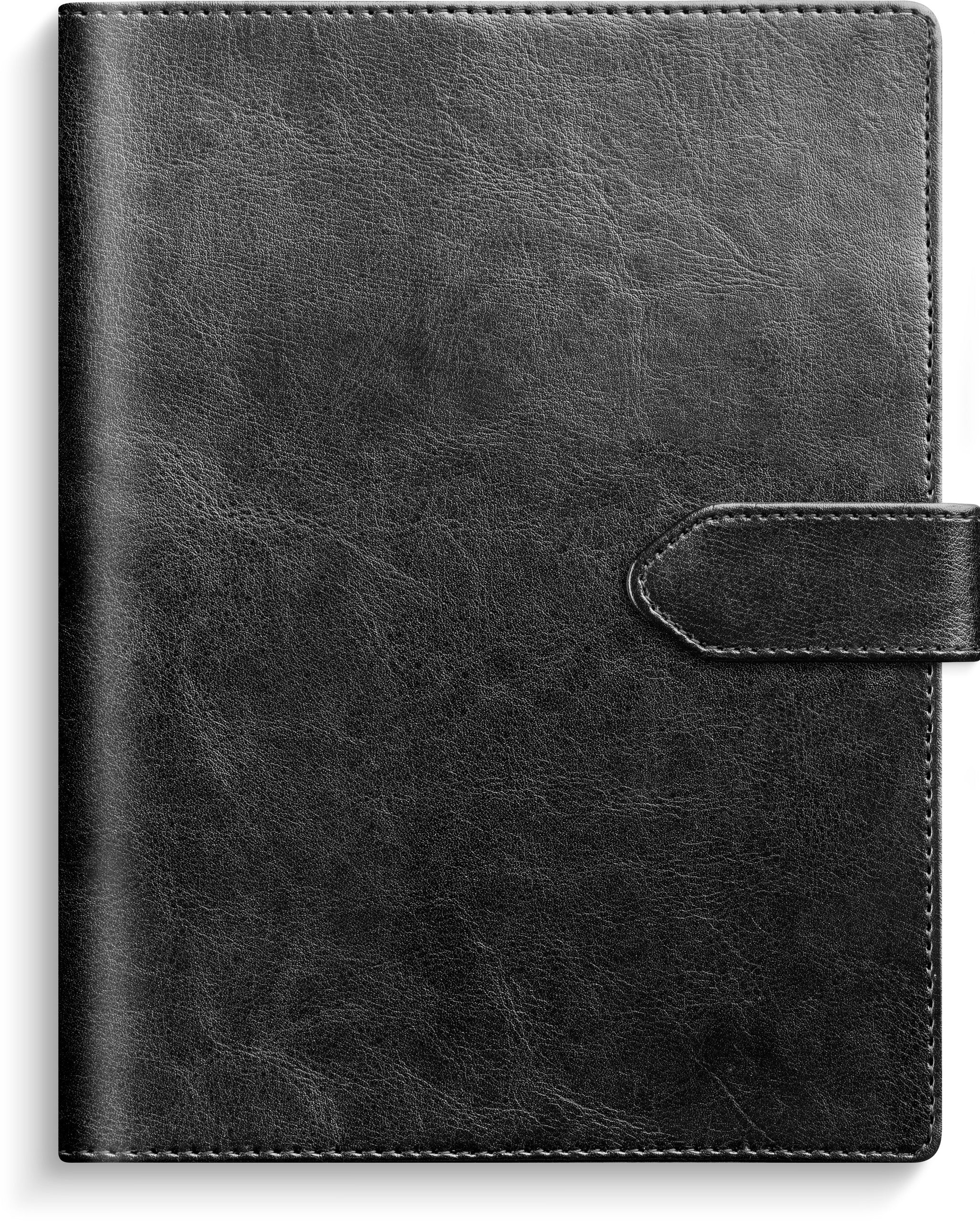 Kalender 2027 Senator A5 svart konstläder