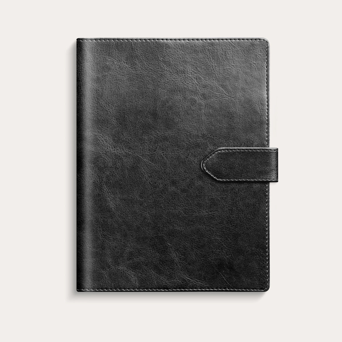 Kalender 2027 Senator A5 svart konstläder