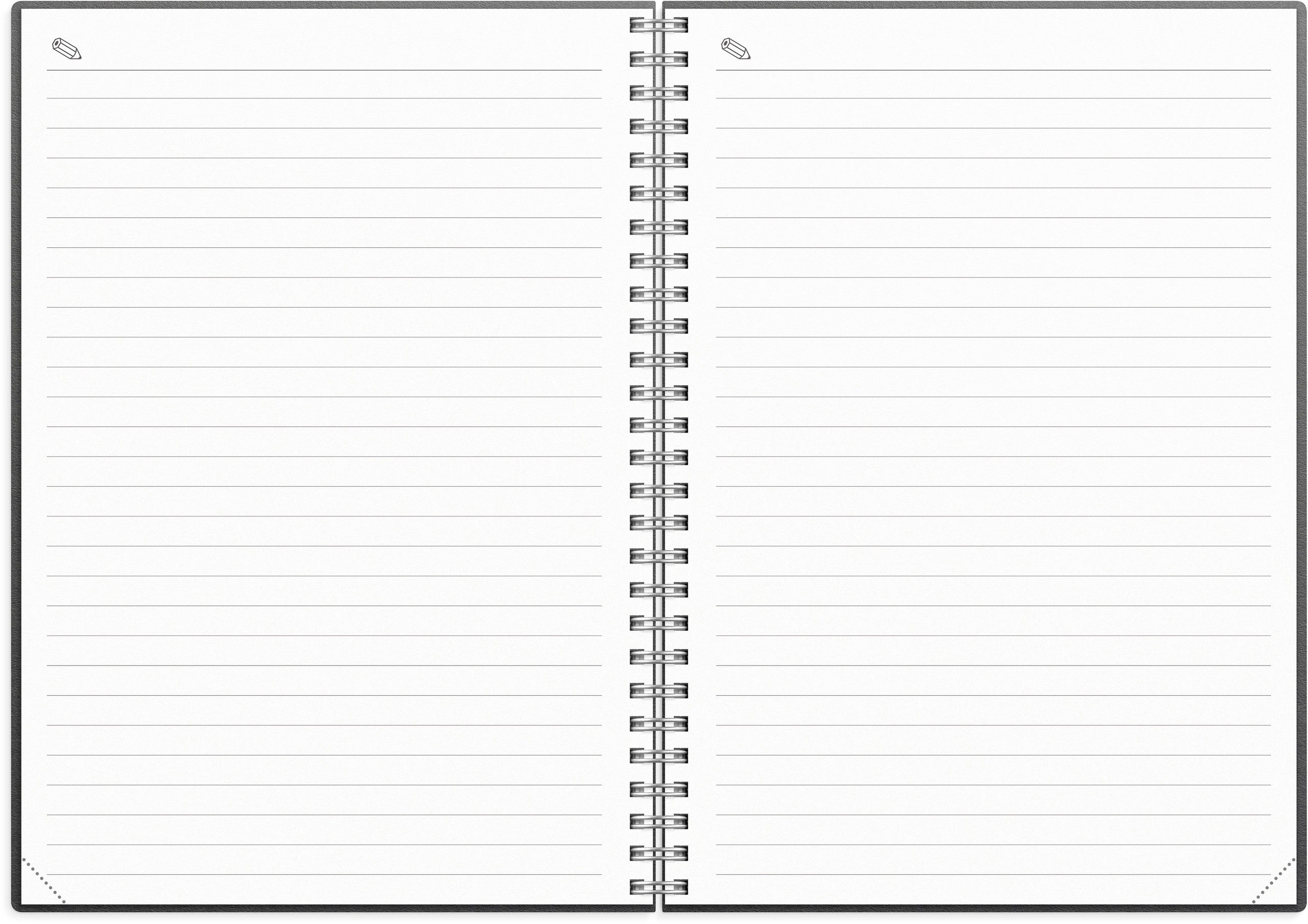 Kalender 2027 Weekly A5 svart konstläder