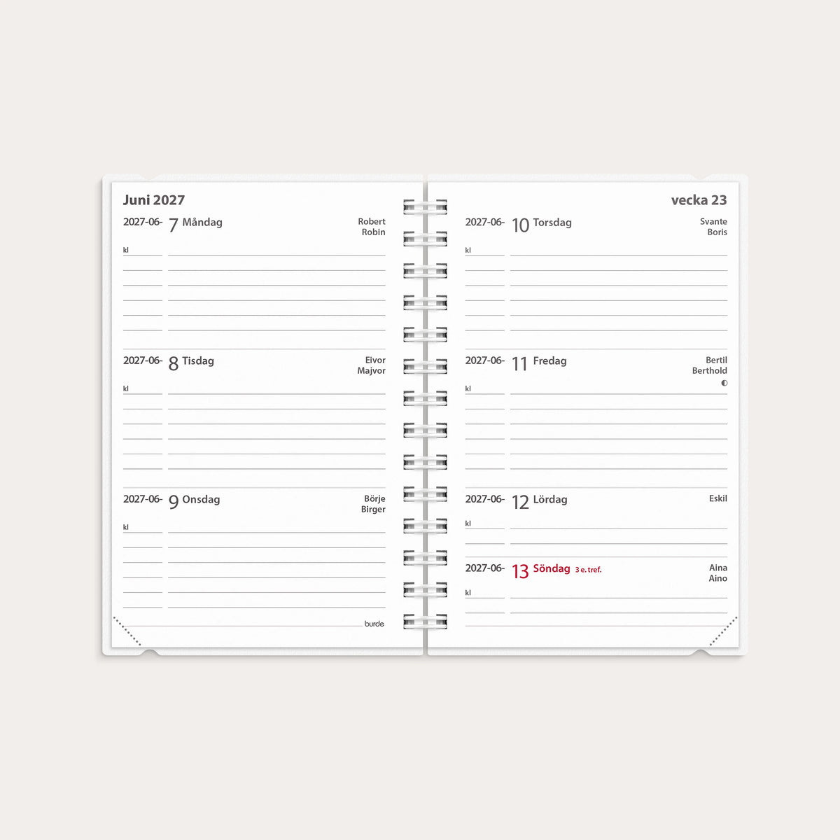 Kalender 2027 Leader 4i1