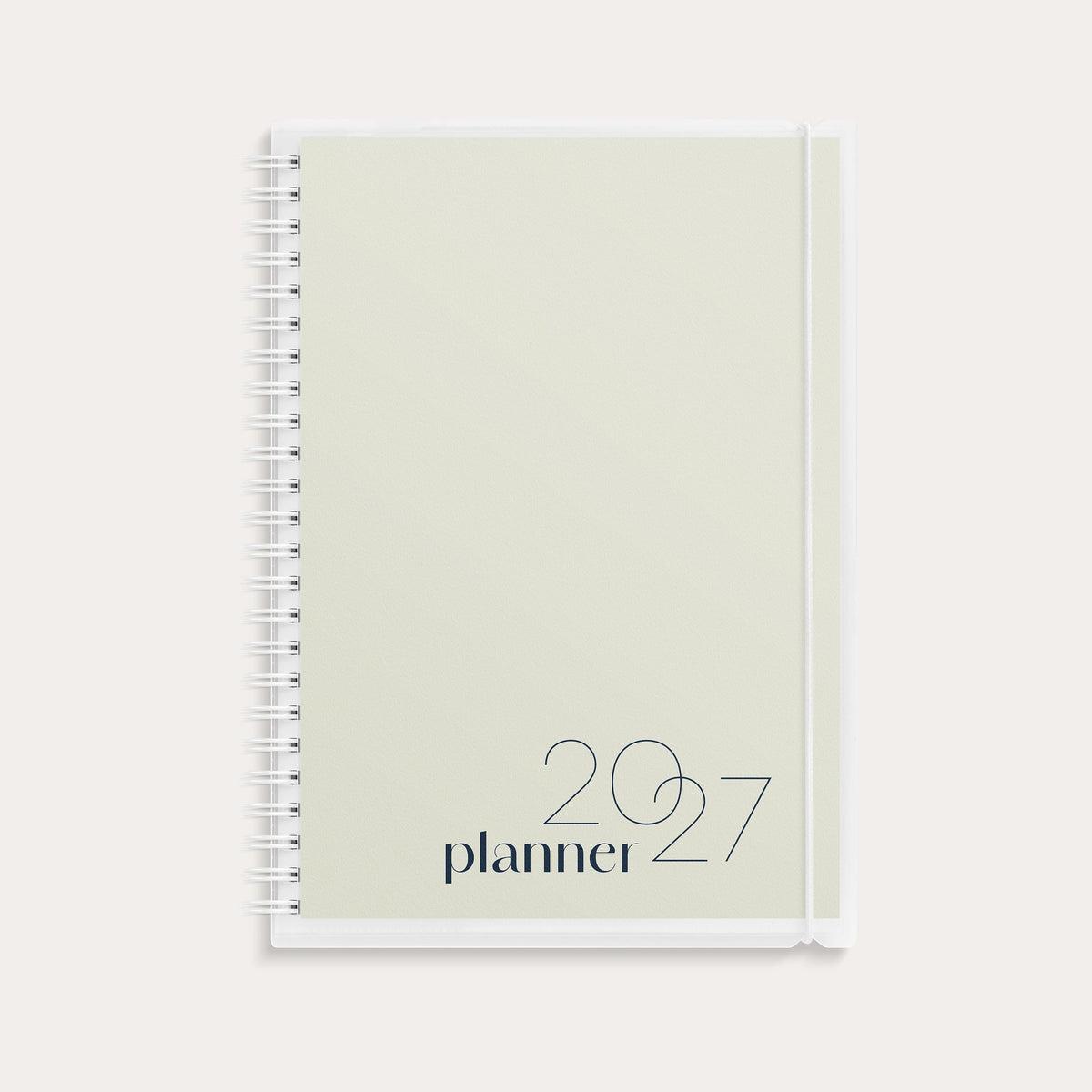 Kalender 2027 Senator A5 med ljusgrönt omslag och texten planner 2027
