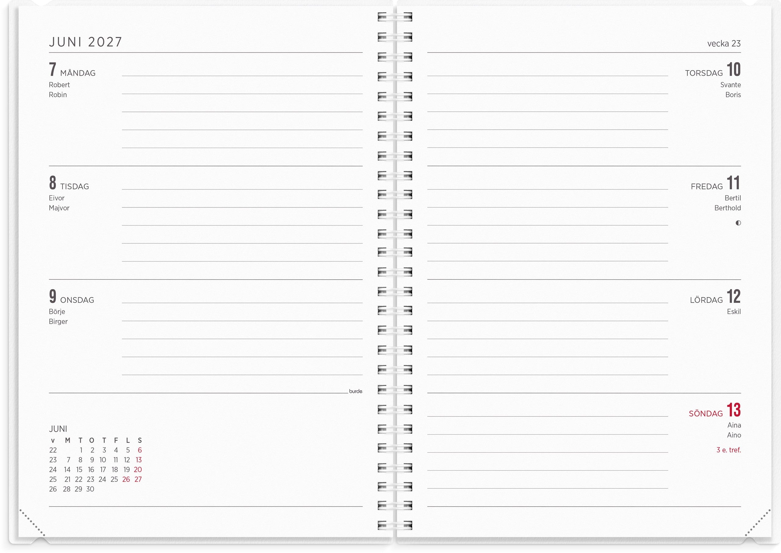 Kalender 2027 Senator A5 4i1