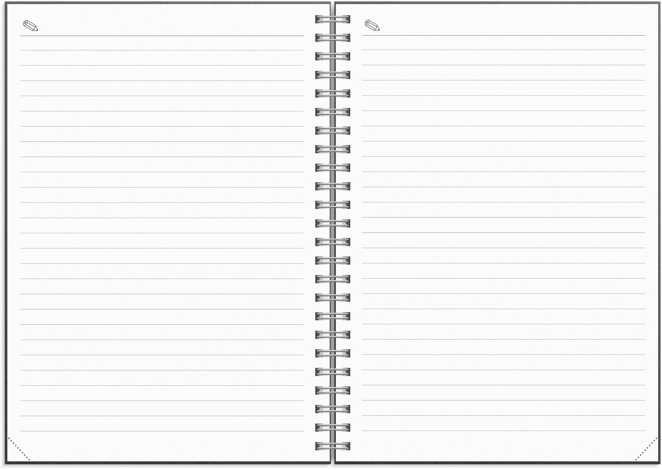 Kalender 2027 Business A5 svart skinn