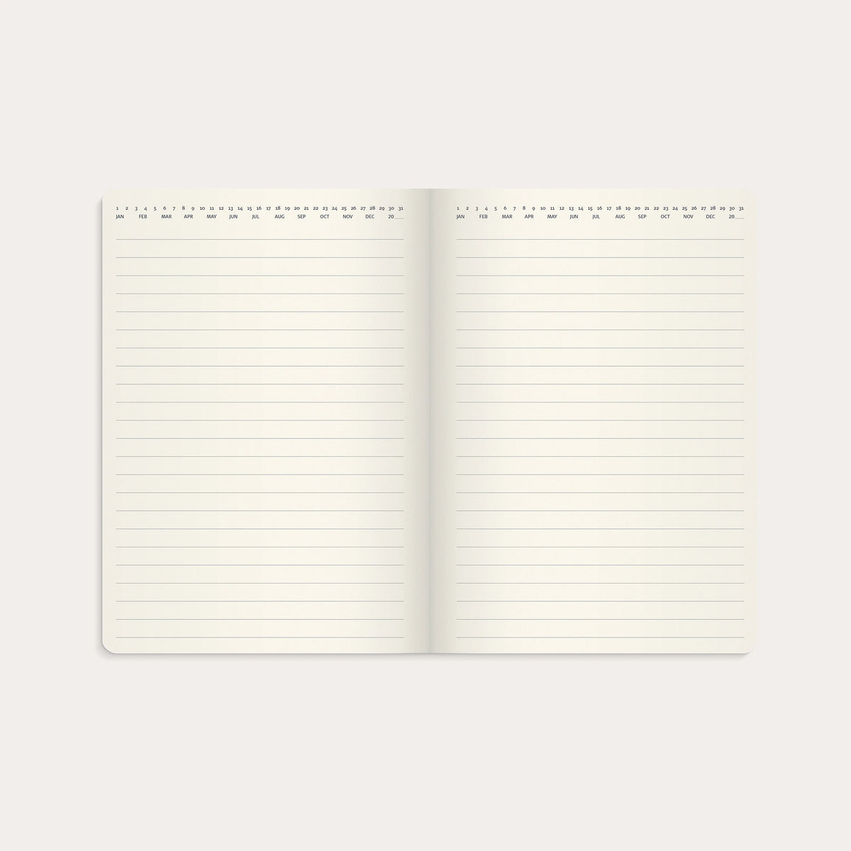 Stor Veckokalender Forma Deluxe 2027 brun
