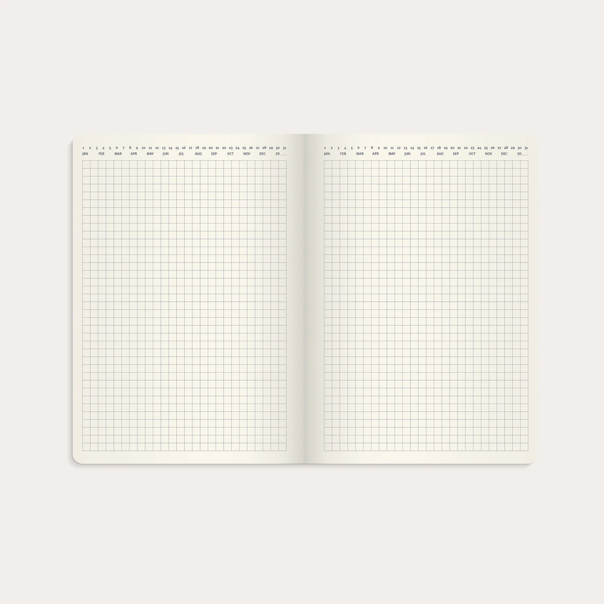 Stor Veckokalender Forma Deluxe 2027 brun