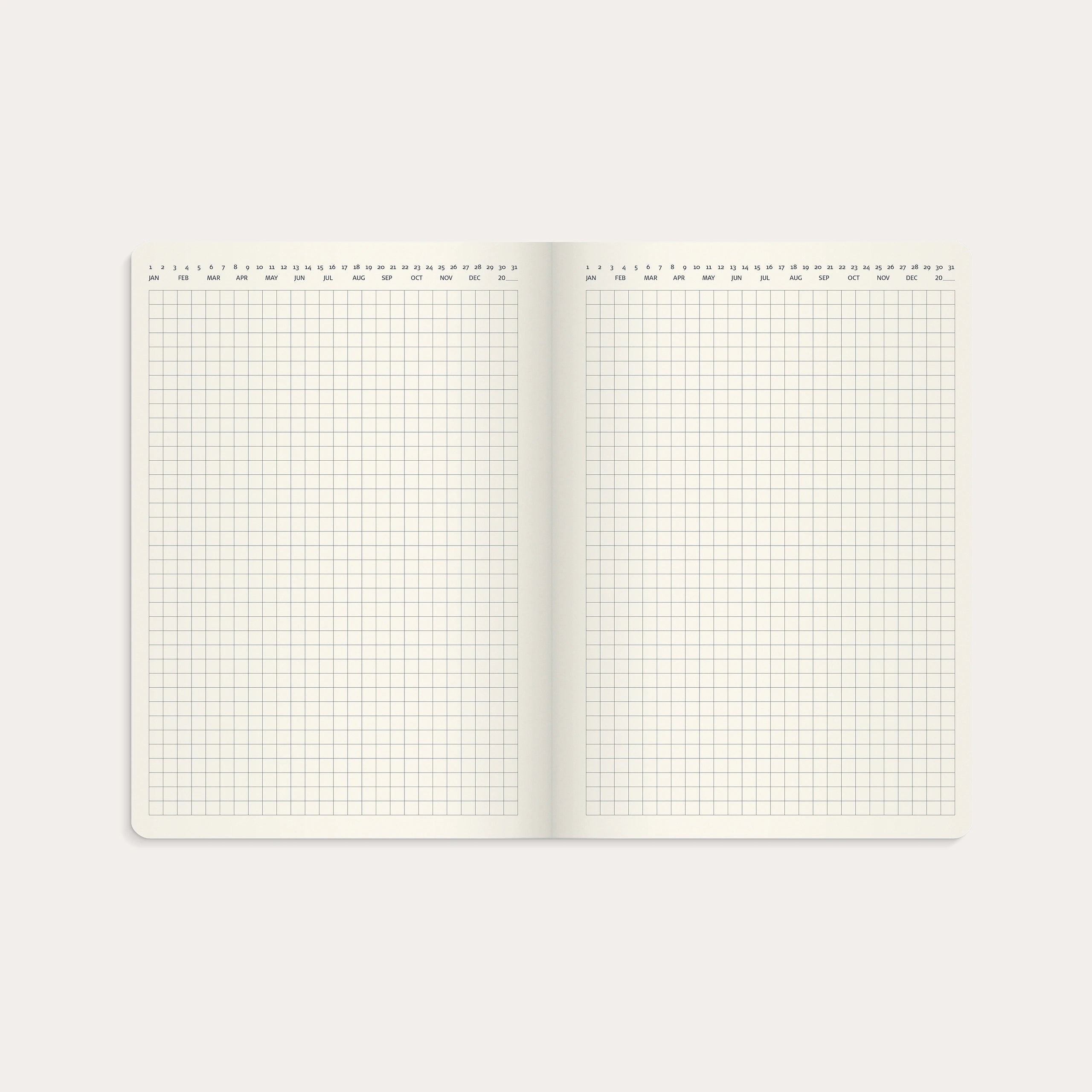 Stor Veckokalender Forma Deluxe 2027 brun