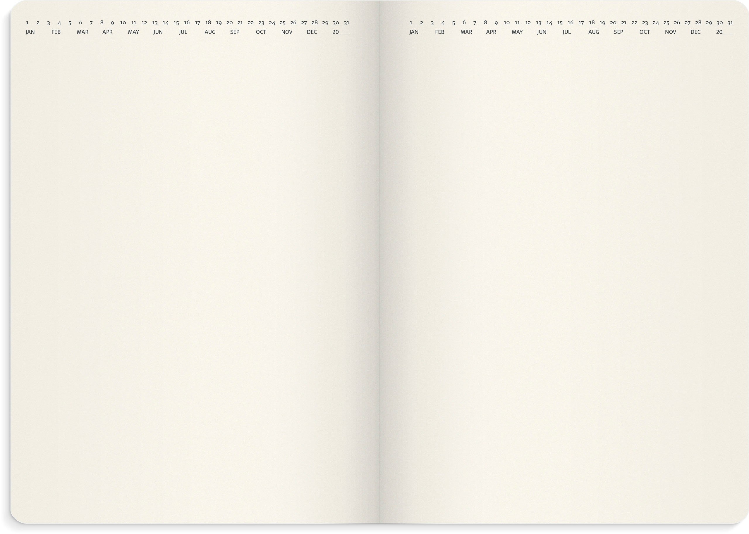 Stor Veckokalender Forma Deluxe 2027 brun