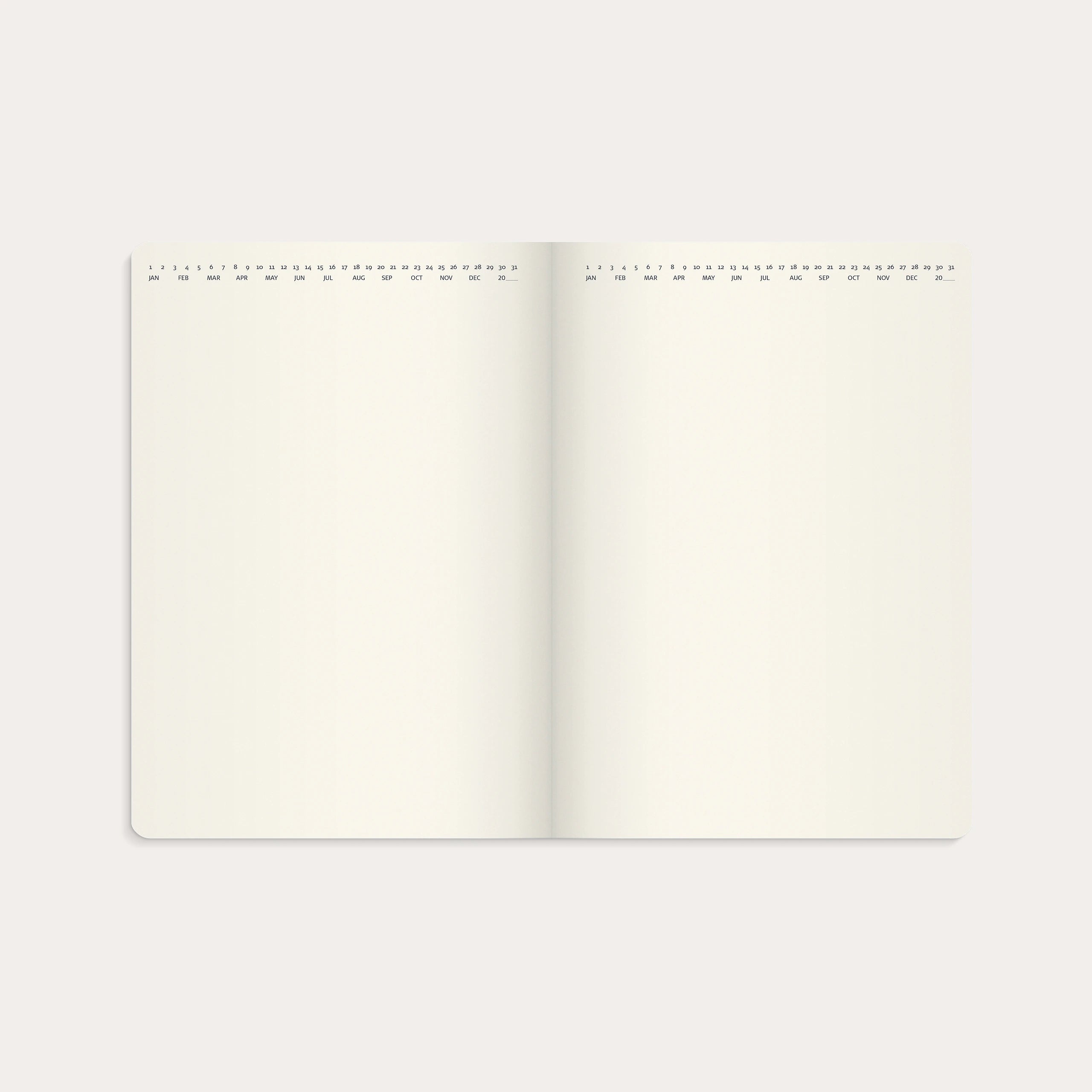 Stor Veckokalender Forma Deluxe 2027 brun