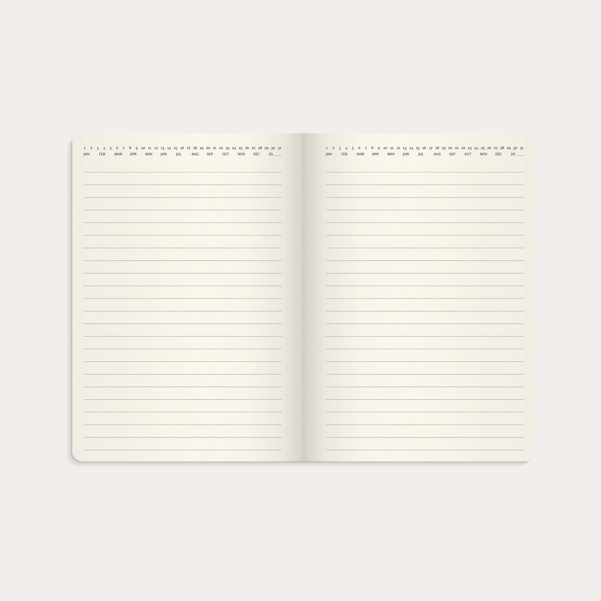 Liten Veckokalender  Forma Deluxe 2027 brun