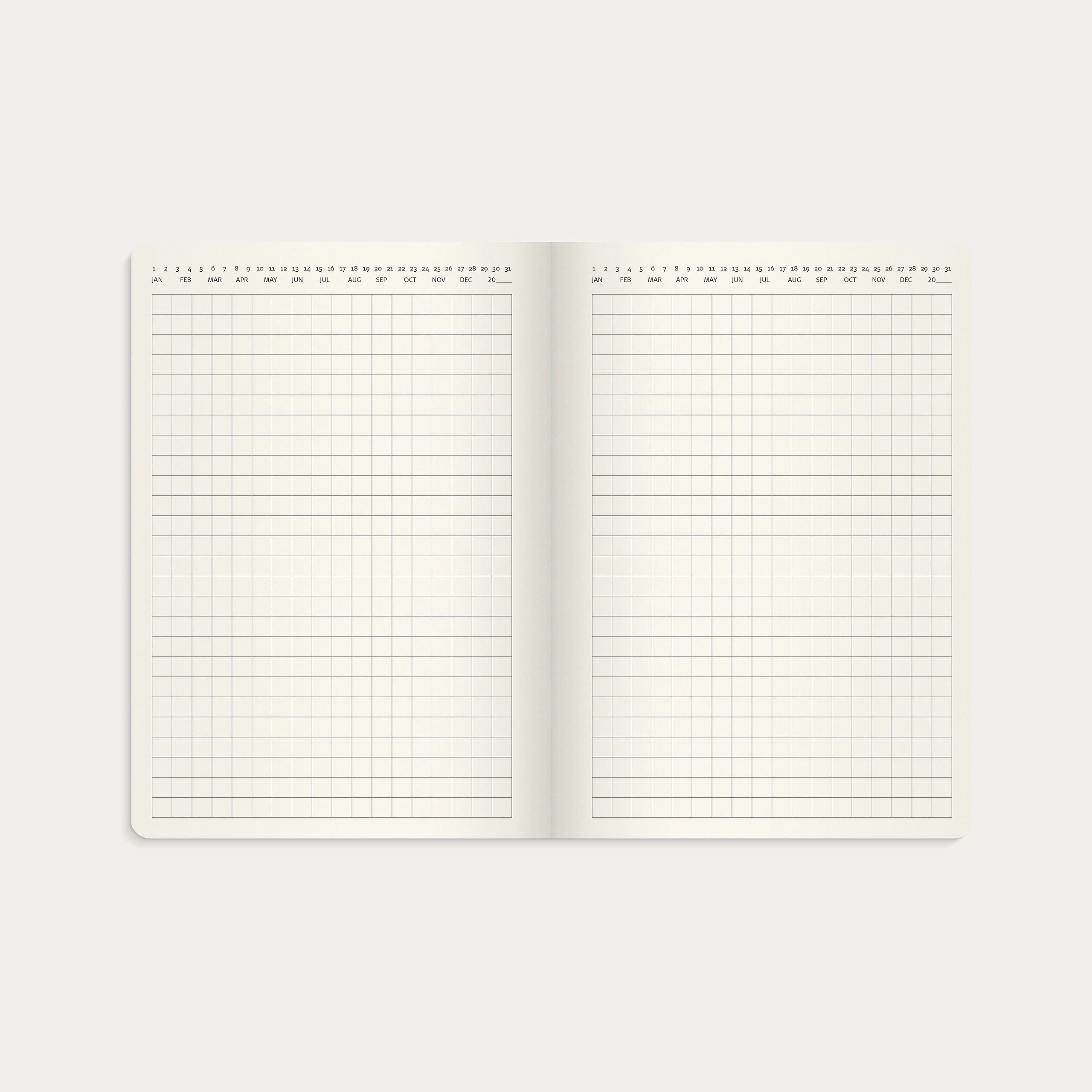 Liten Veckokalender  Forma Deluxe 2027 brun