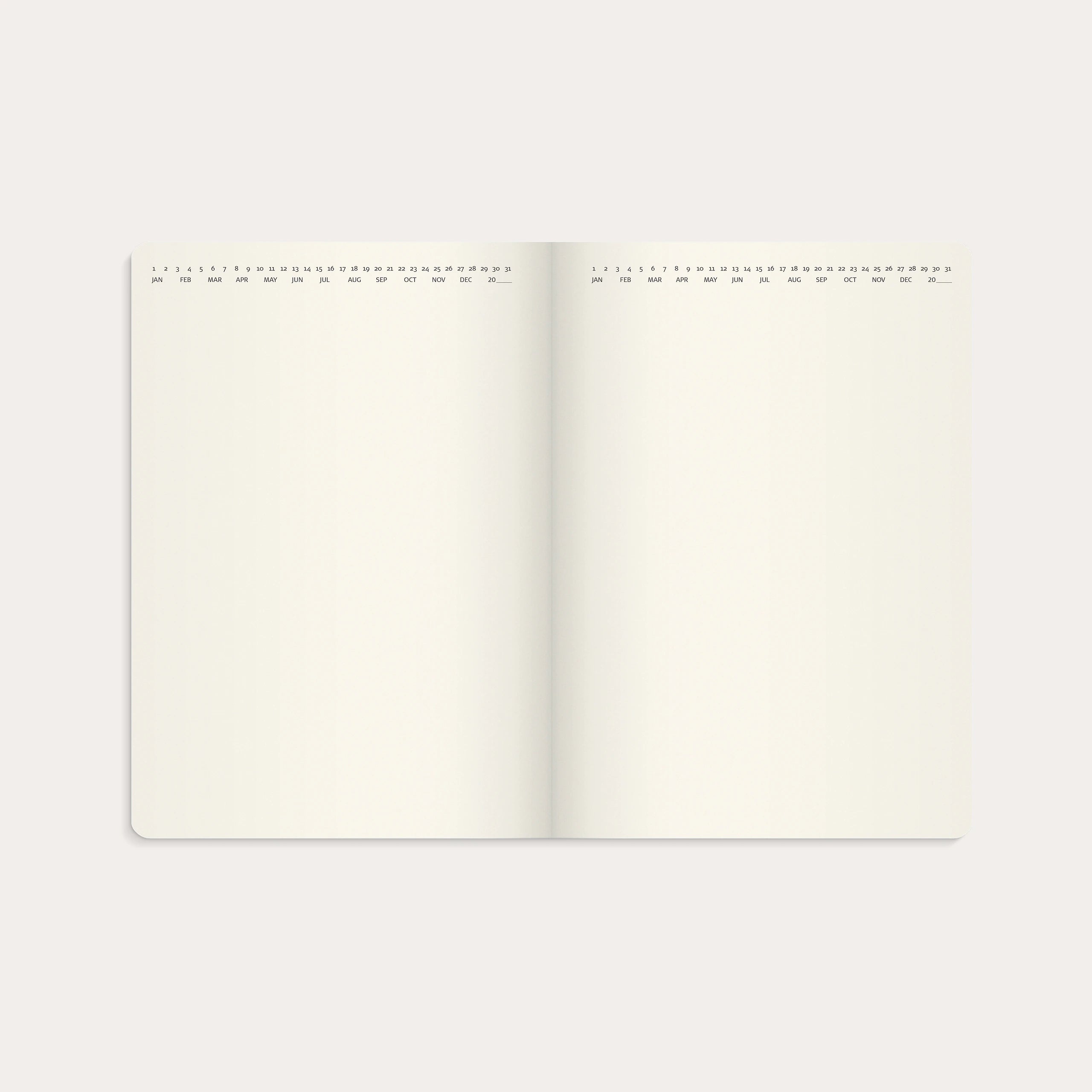 Liten Veckokalender  Forma Deluxe 2027 brun