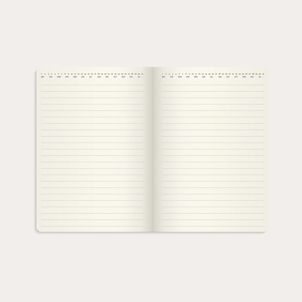 Stor Veckokalender Forma Deluxe 2027 svart
