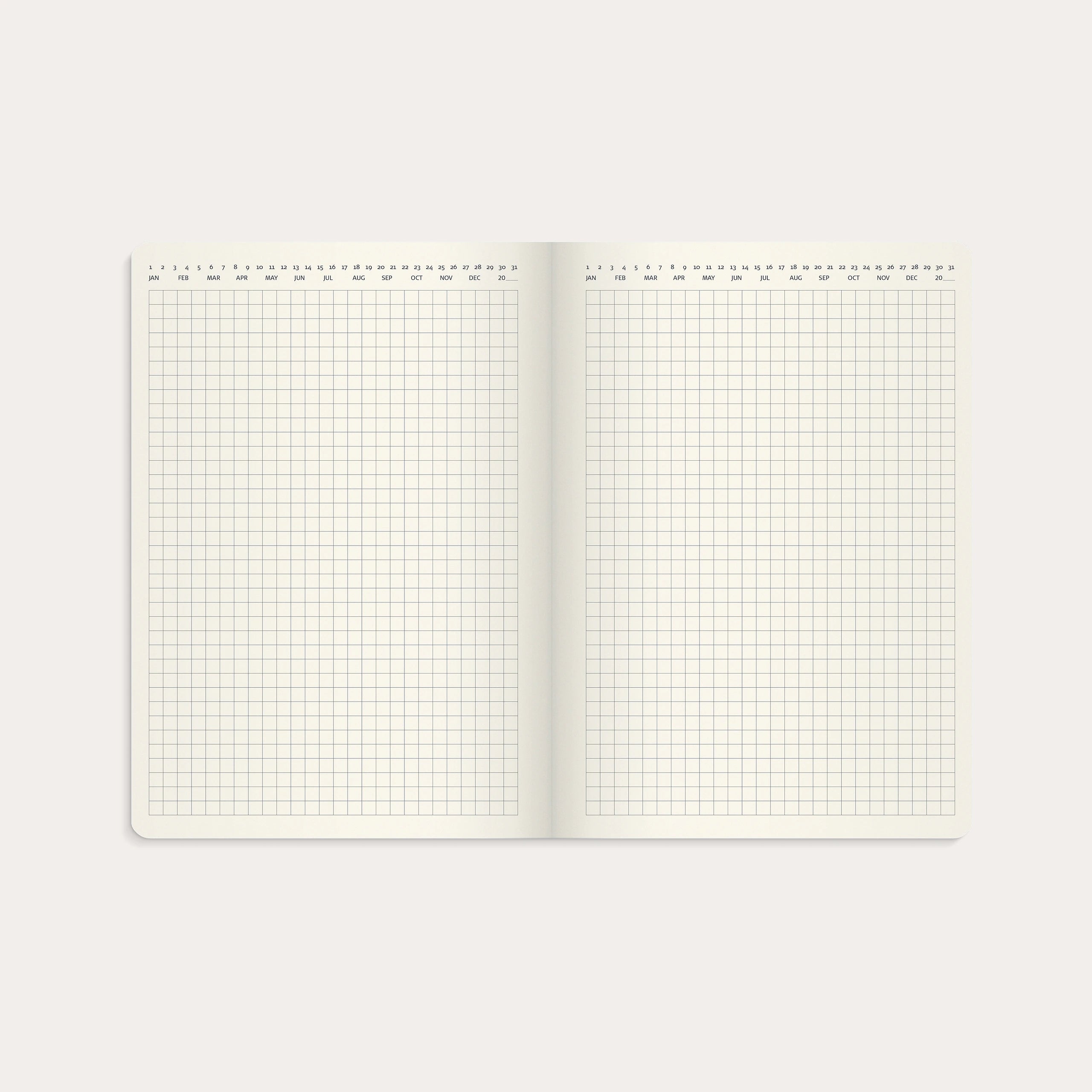 Stor Veckokalender Forma Deluxe 2027 svart