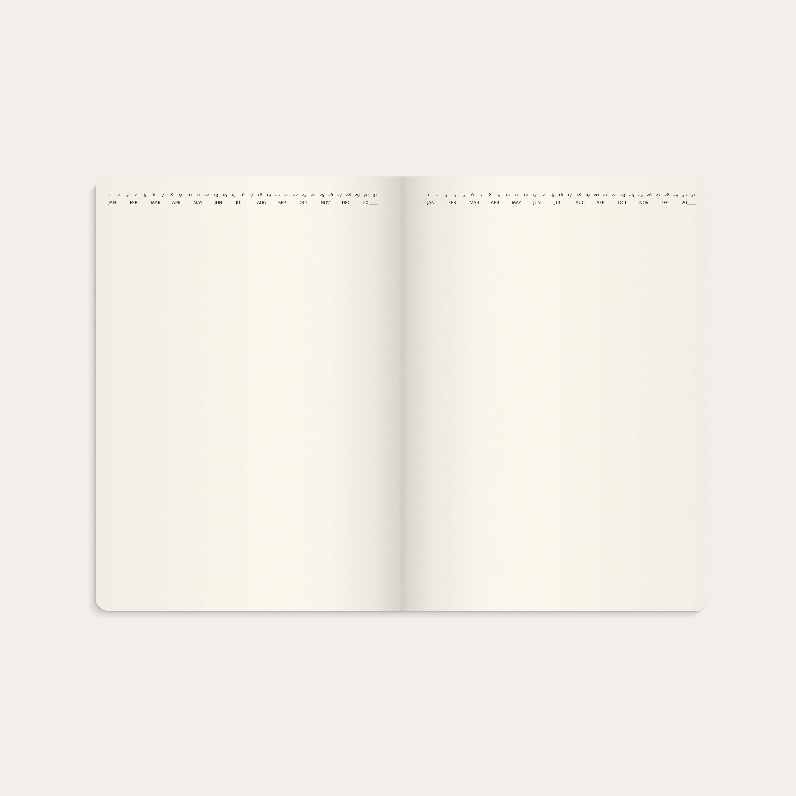 Stor Veckokalender Forma Deluxe 2027 svart