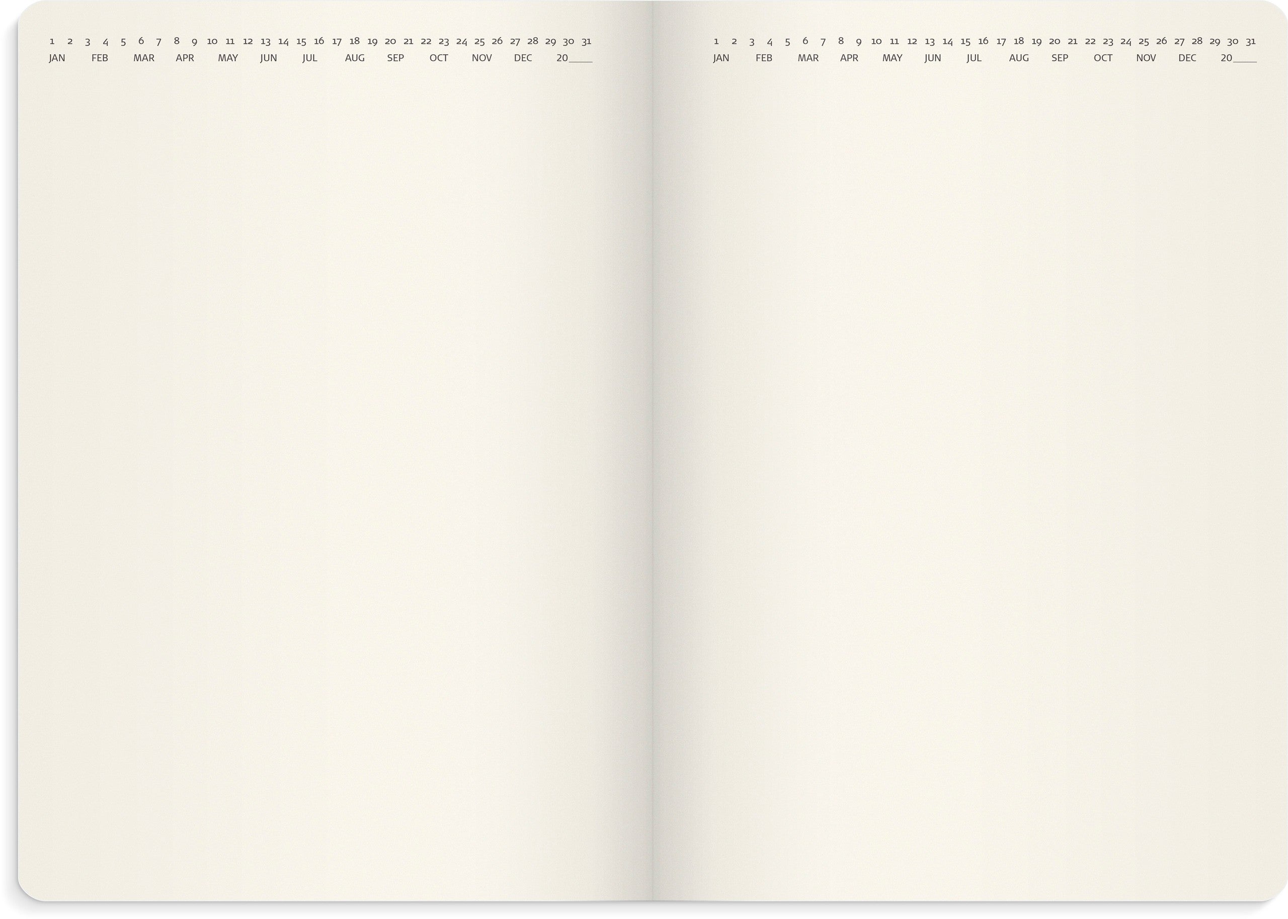 Liten Veckokalender Forma Deluxe 2027 svart