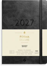 Liten Veckokalender Forma Deluxe 2027 svart