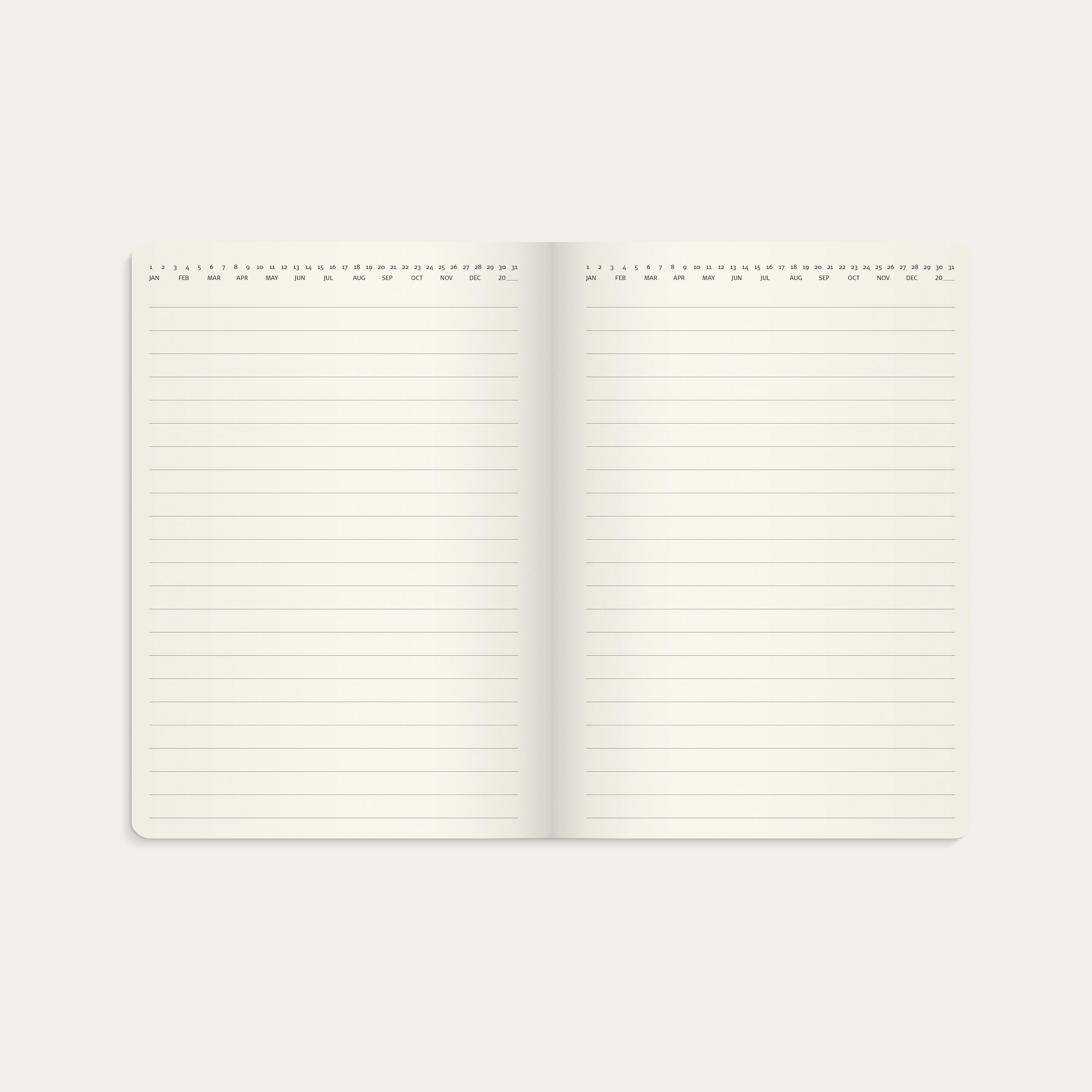 Kalender 2026 Agency Forma Deluxe brun