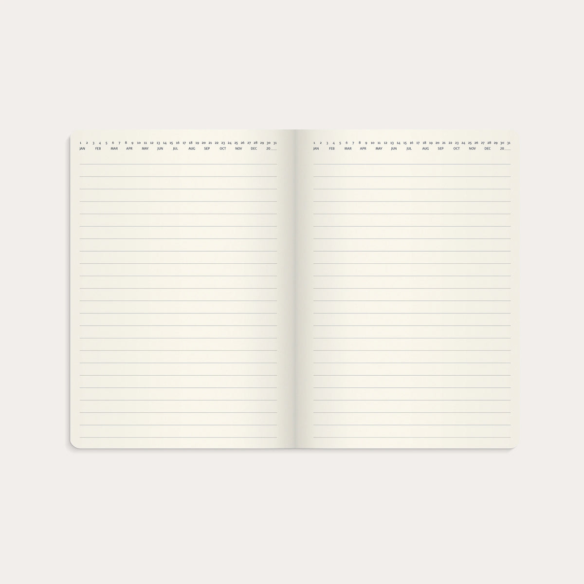 Kalender 2027 Agency A5 Forma Deluxe brun