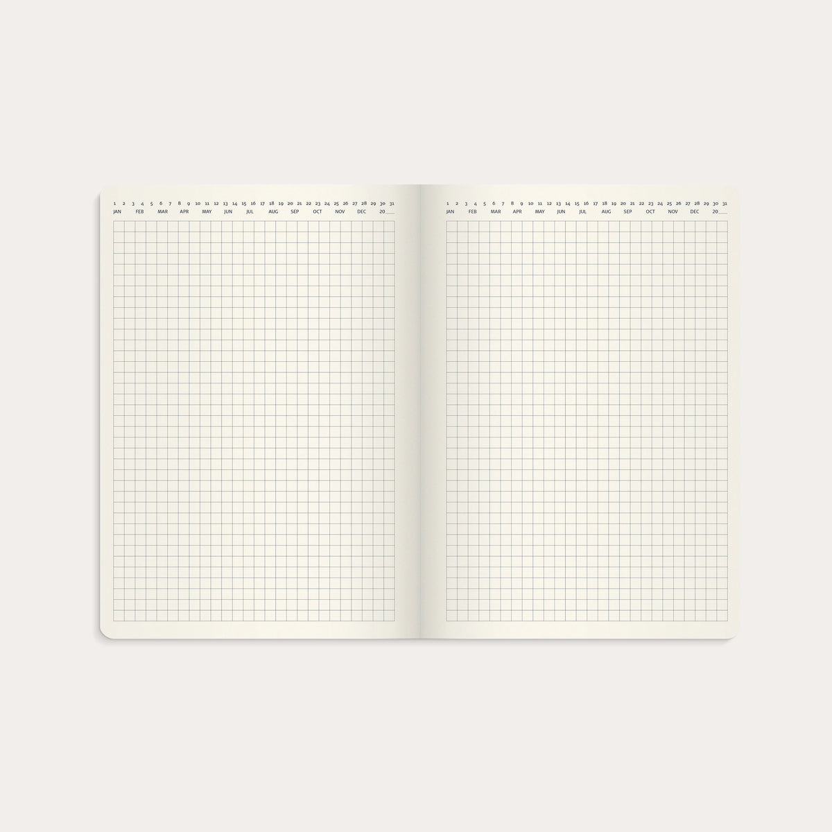 Kalender 2027 Agency A5 Forma Deluxe brun