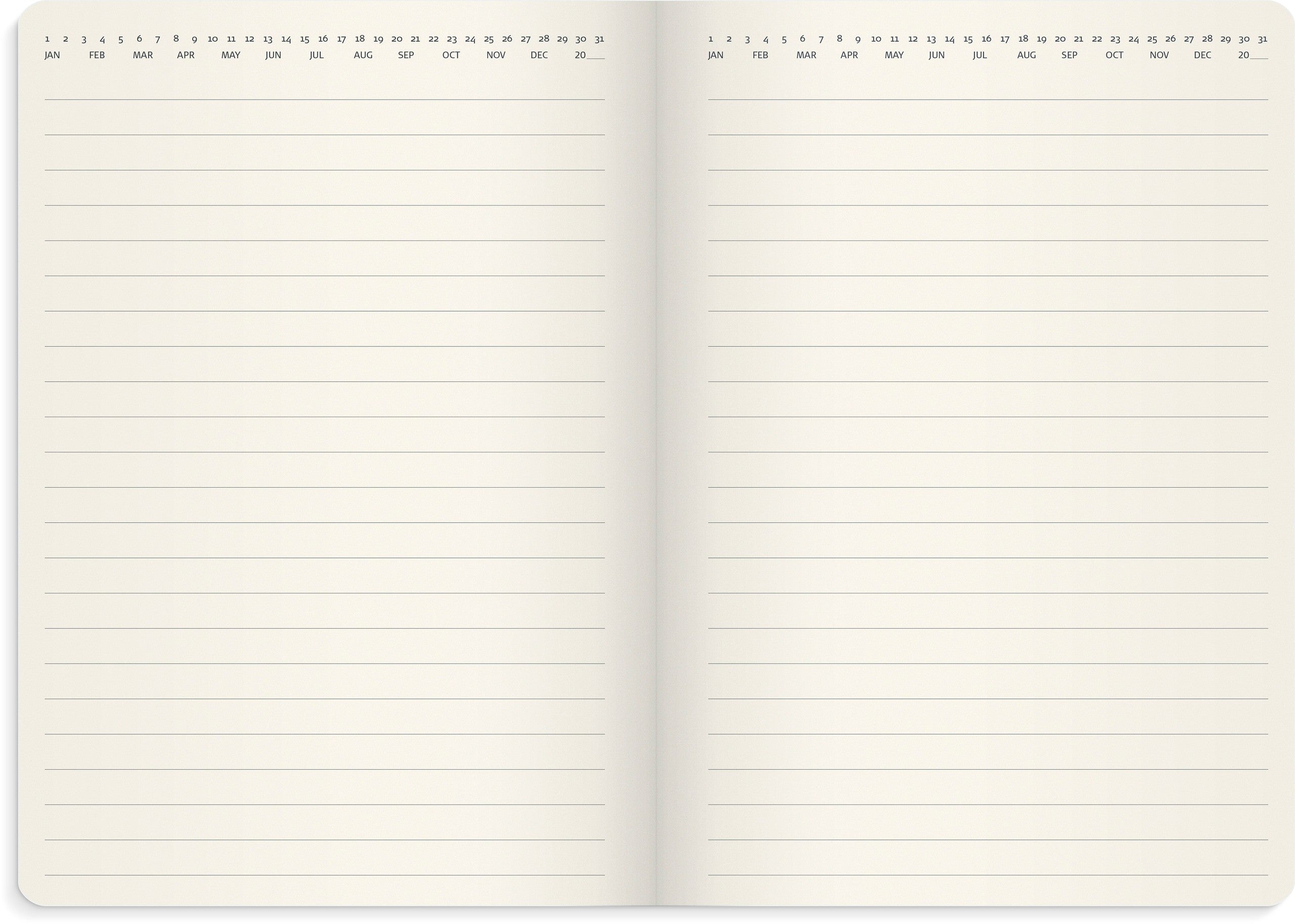 Kalender 2027 Agency A5 Forma Deluxe svart