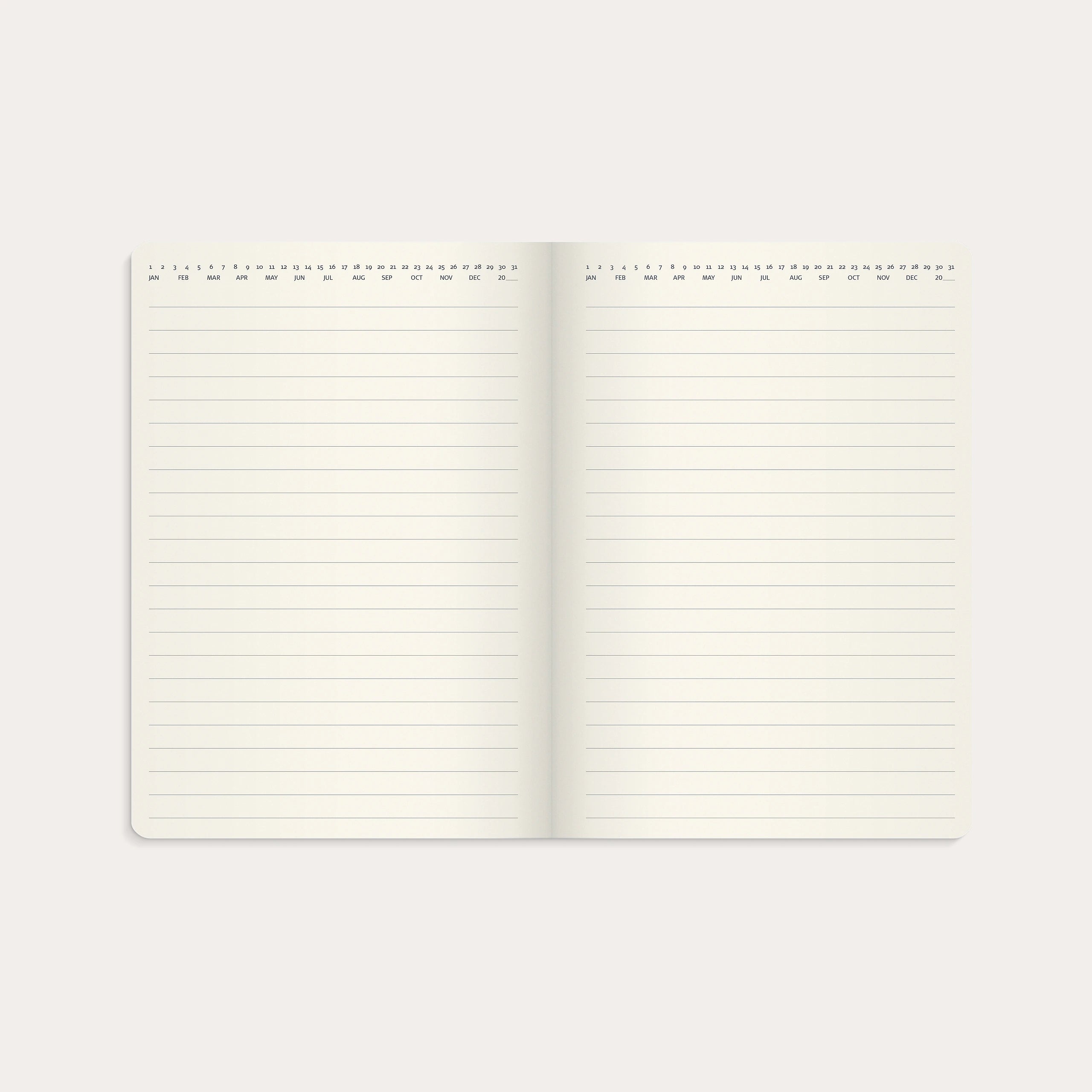 Kalender 2027 Agency A5 Forma Deluxe svart