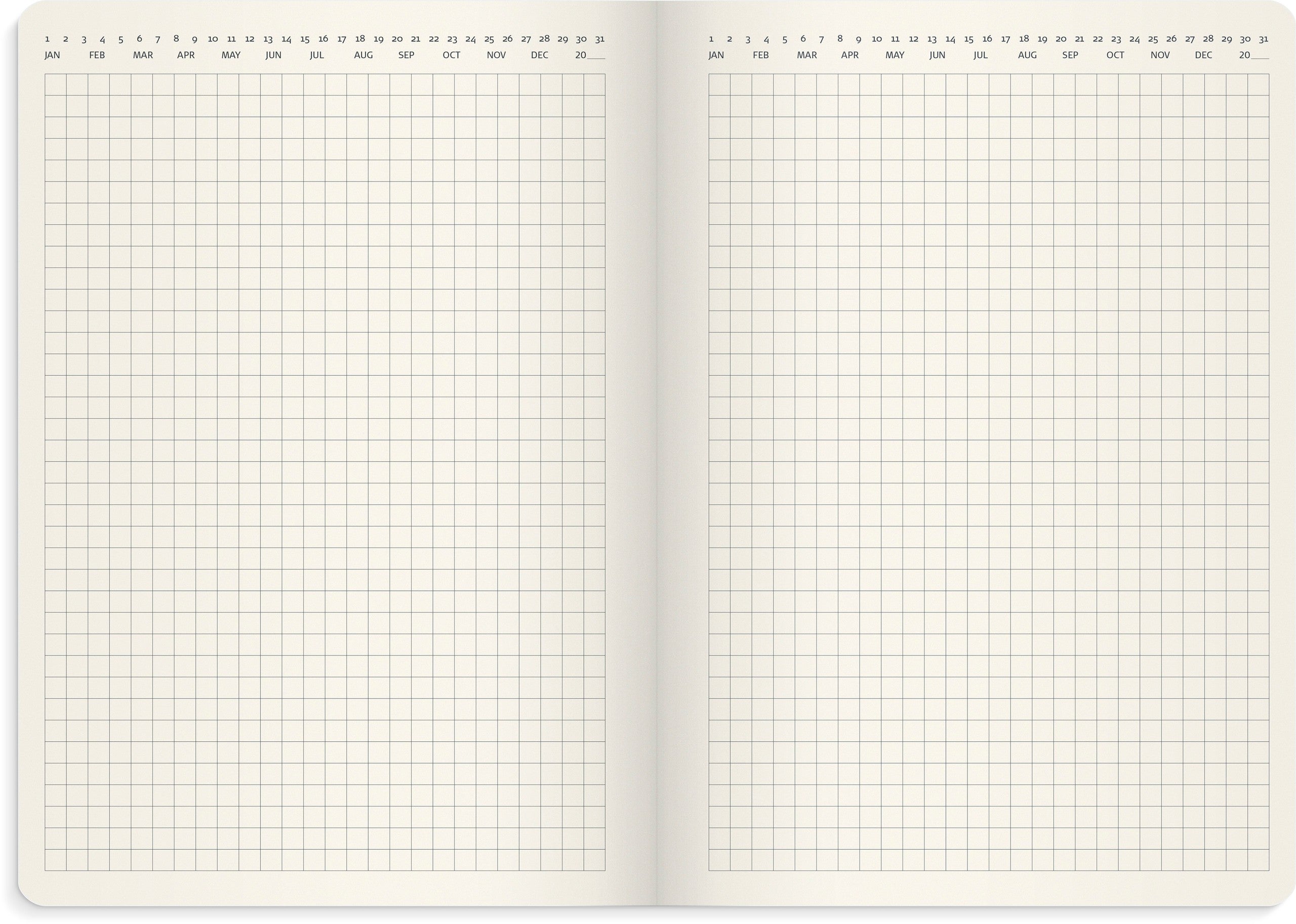 Kalender 2027 Agency A5 Forma Deluxe svart