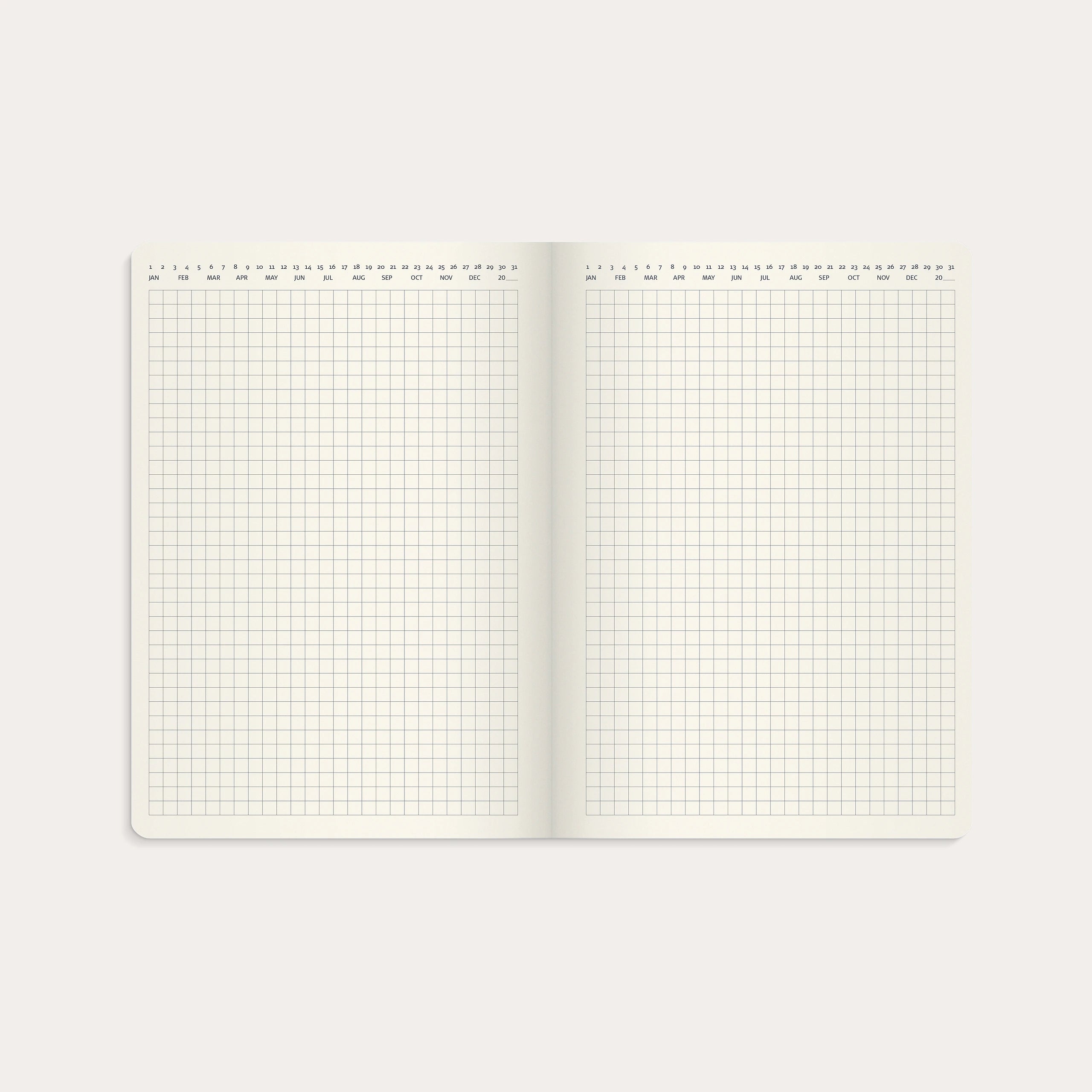Kalender 2027 Agency A5 Forma Deluxe svart