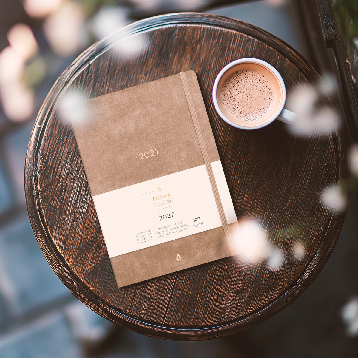 Kalender 2027 Senator A5 Forma Deluxe mocka brun
