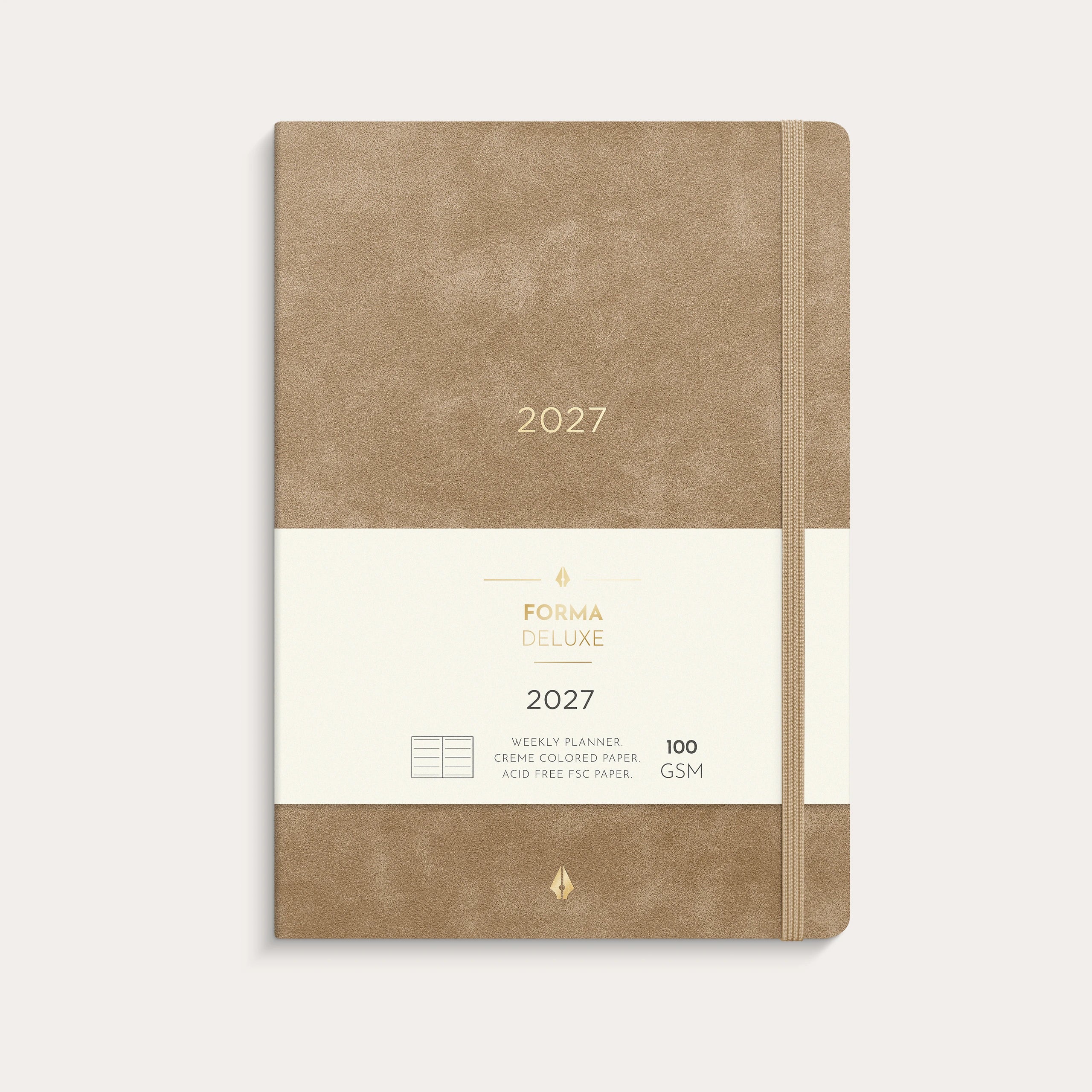 Kalender 2027 Senator A5 Forma Deluxe mocka brun