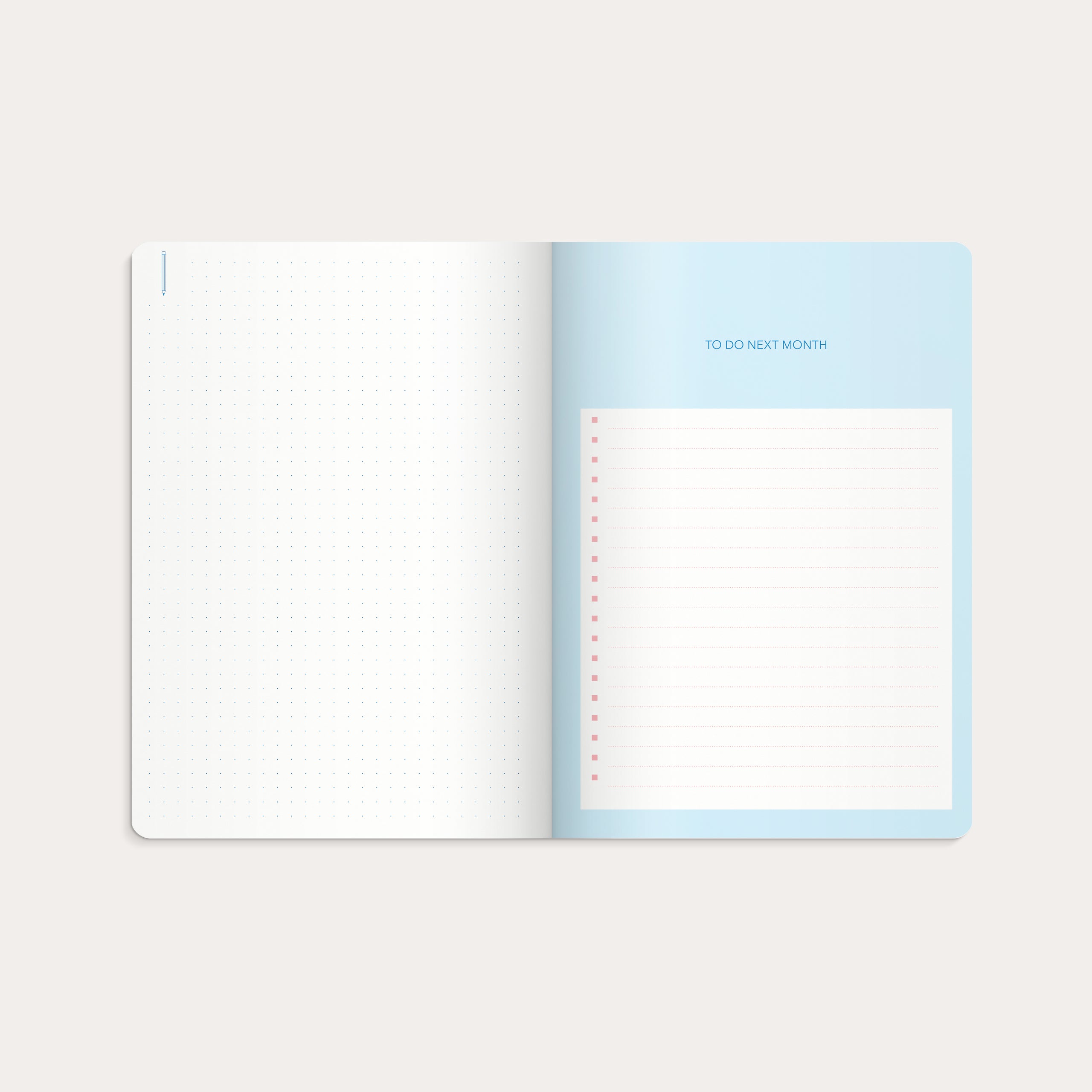 Week Planner undated pink