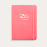 Week Planner undated pink