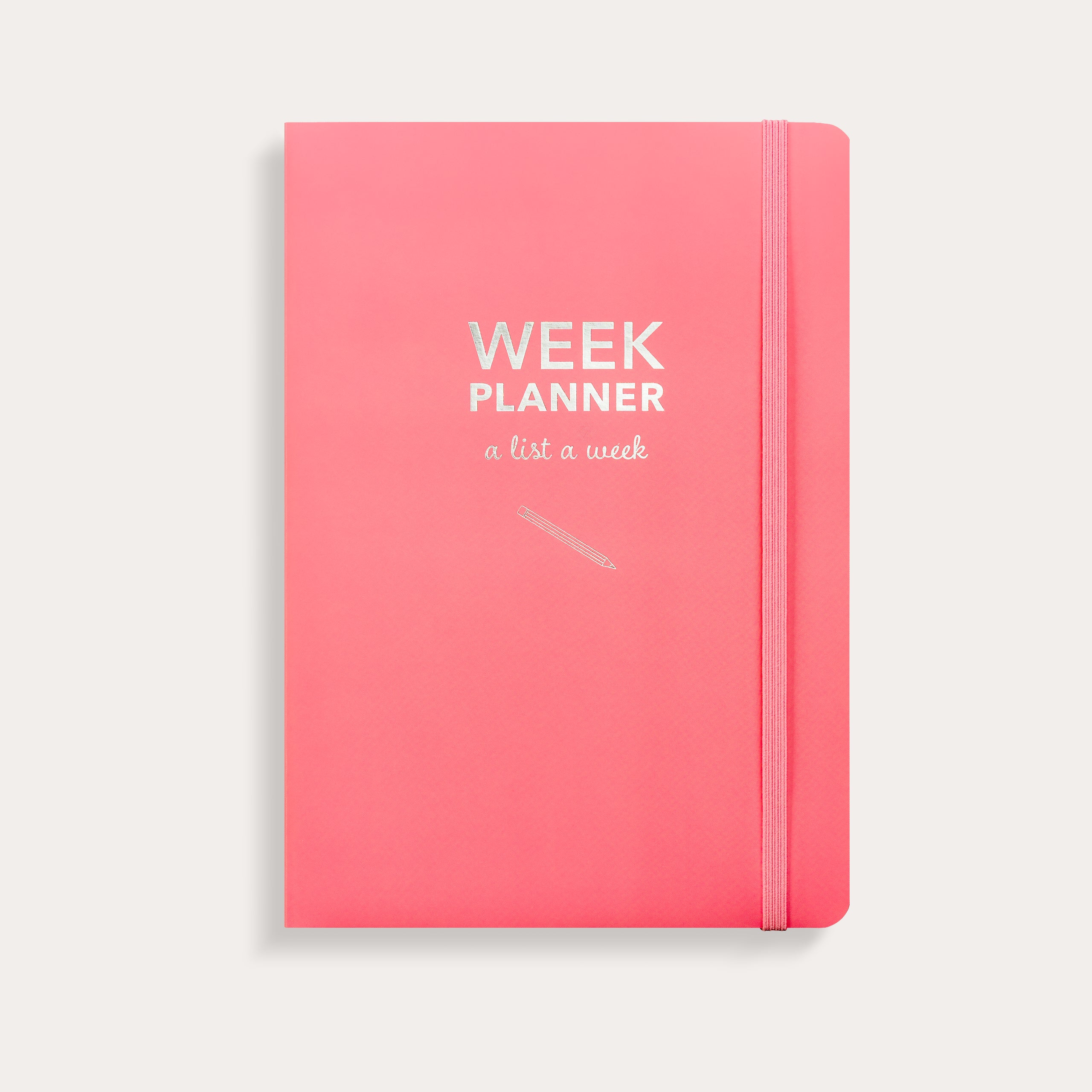 Week Planner undated pink