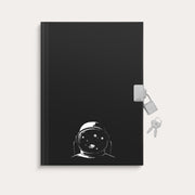 Journal intime noir avec cadenas