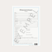 Hyreskontrakt lgh + borgensförb 2 st