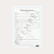 Hyreskontrakt lgh + borgensförb 2 st