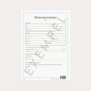 Hyreskontrakt villa 2 st