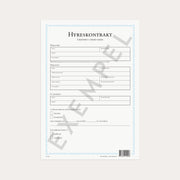 Hyreskontrakt lgh i 2:a hand + borgensförb 2 st