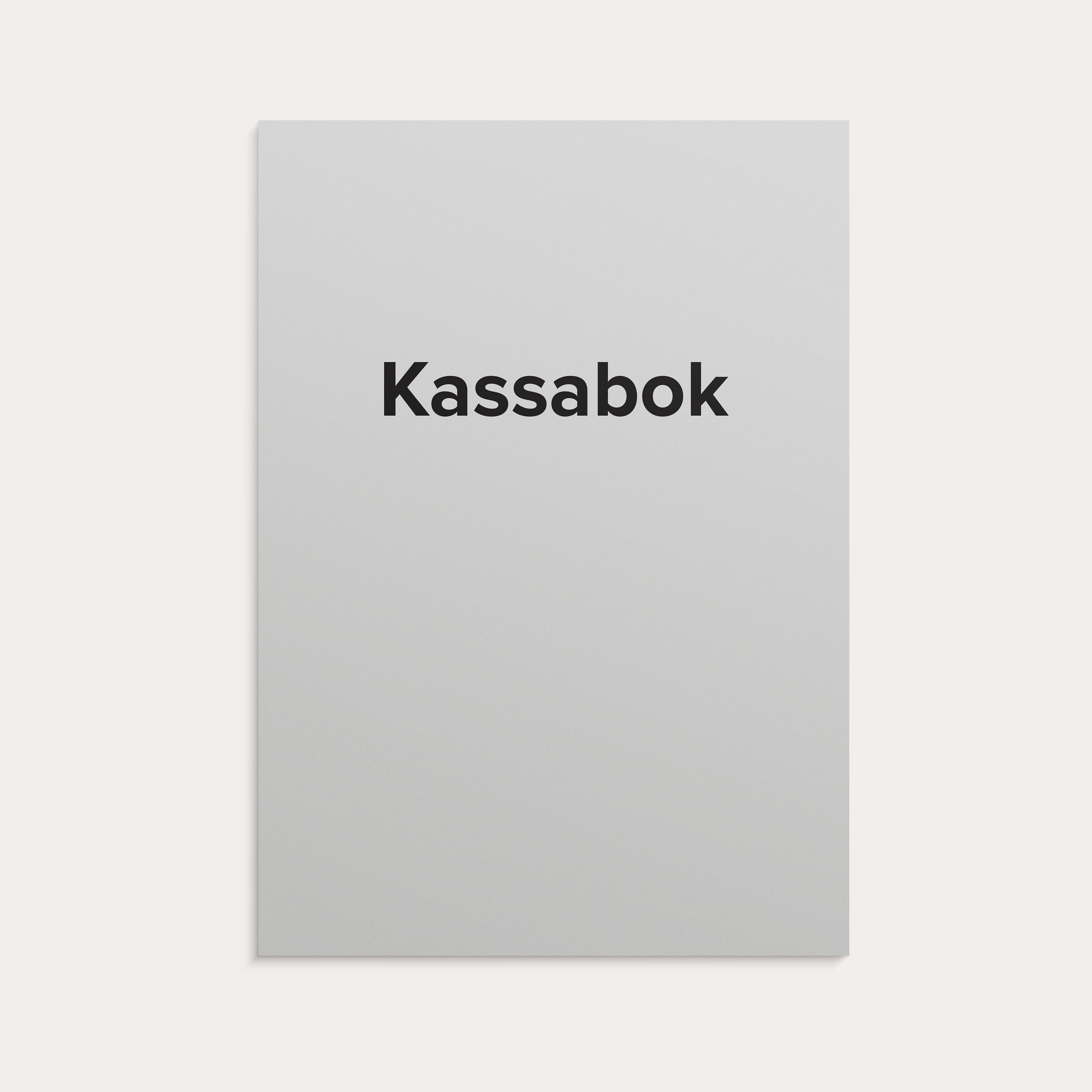 Kassabok A6