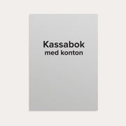 Kassabok med konton A5