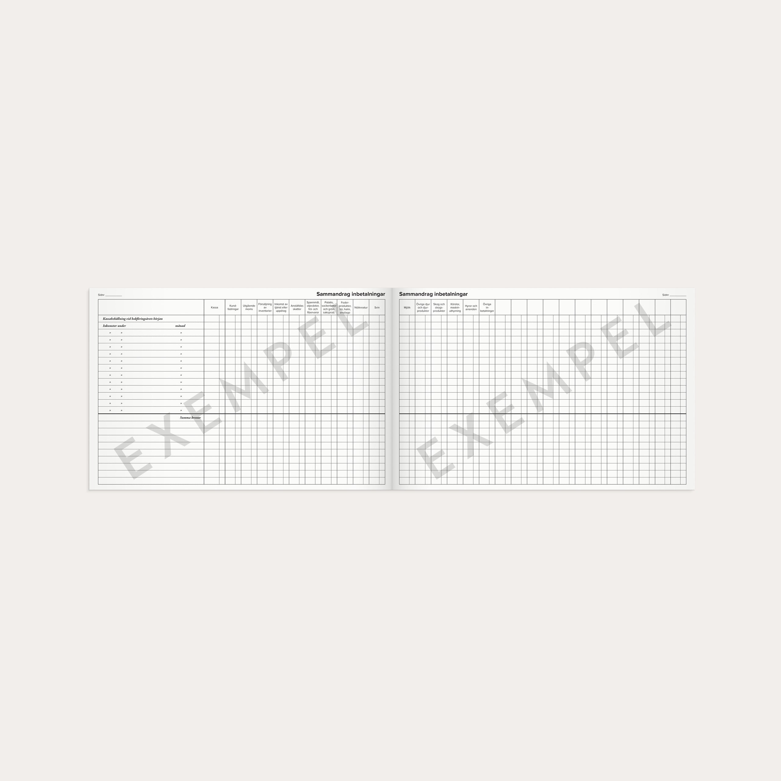 Jordbrukarens kassabok