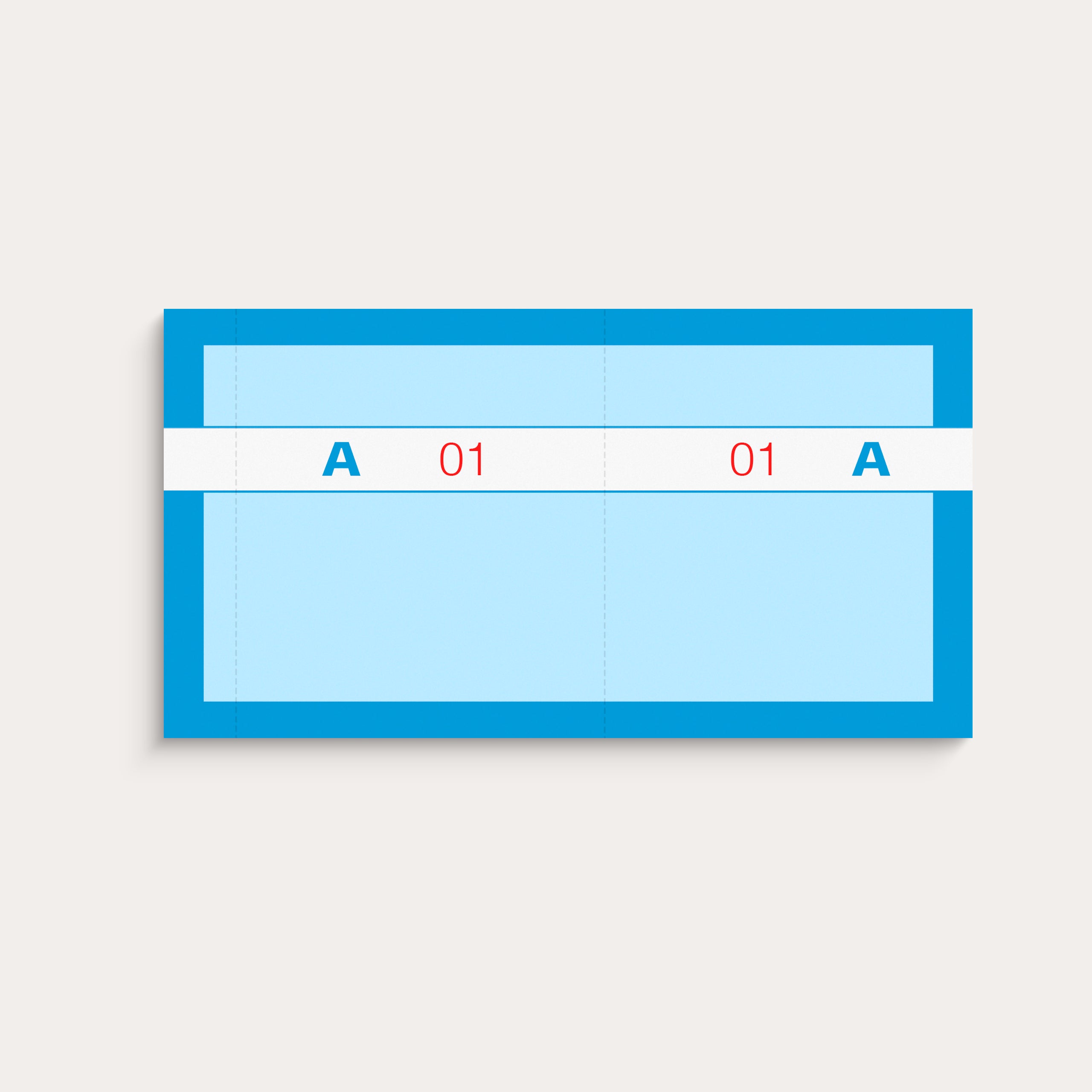 Kuponbøger 10 stk. 5 ass. farver