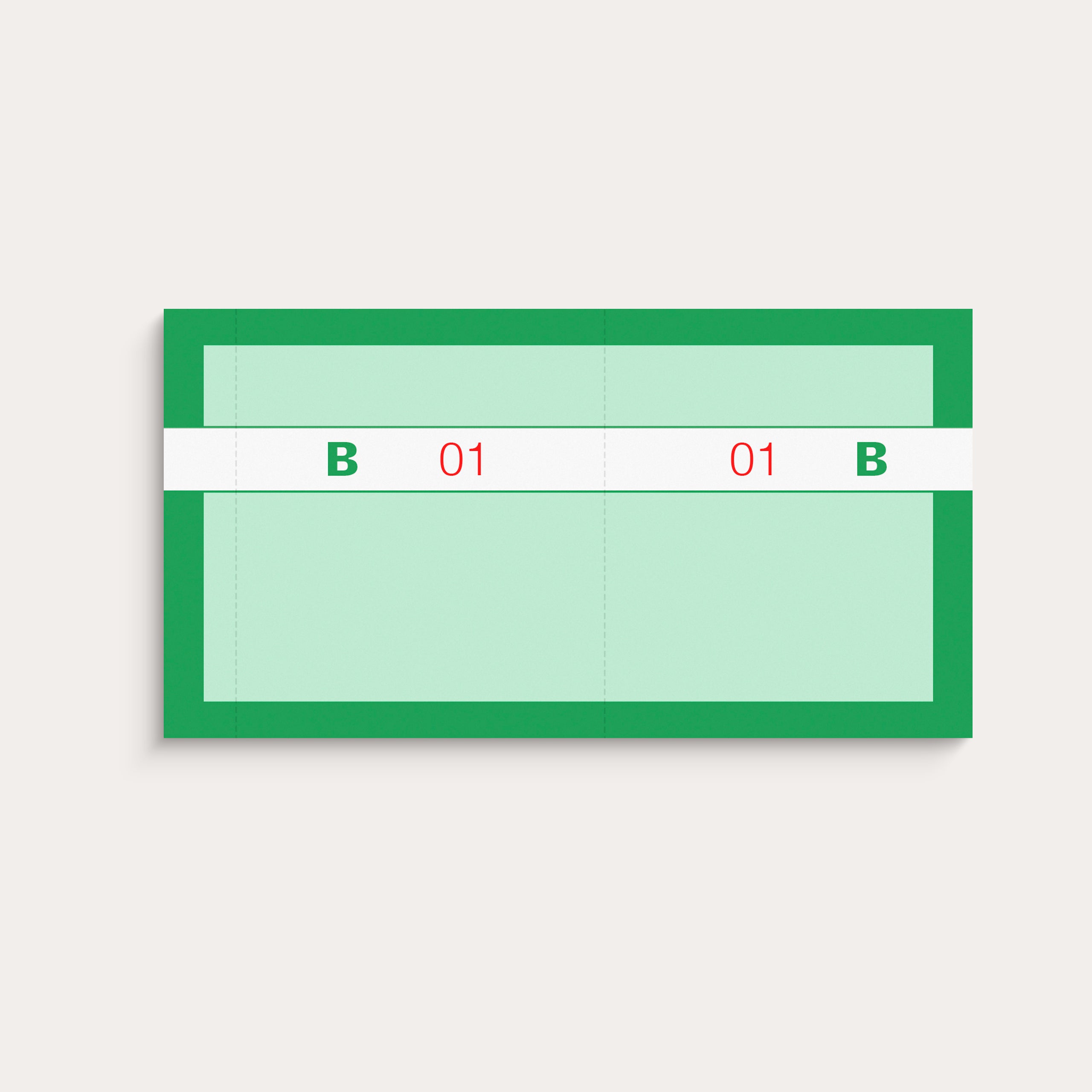 Kuponbog grøn 2 x 100 stk.