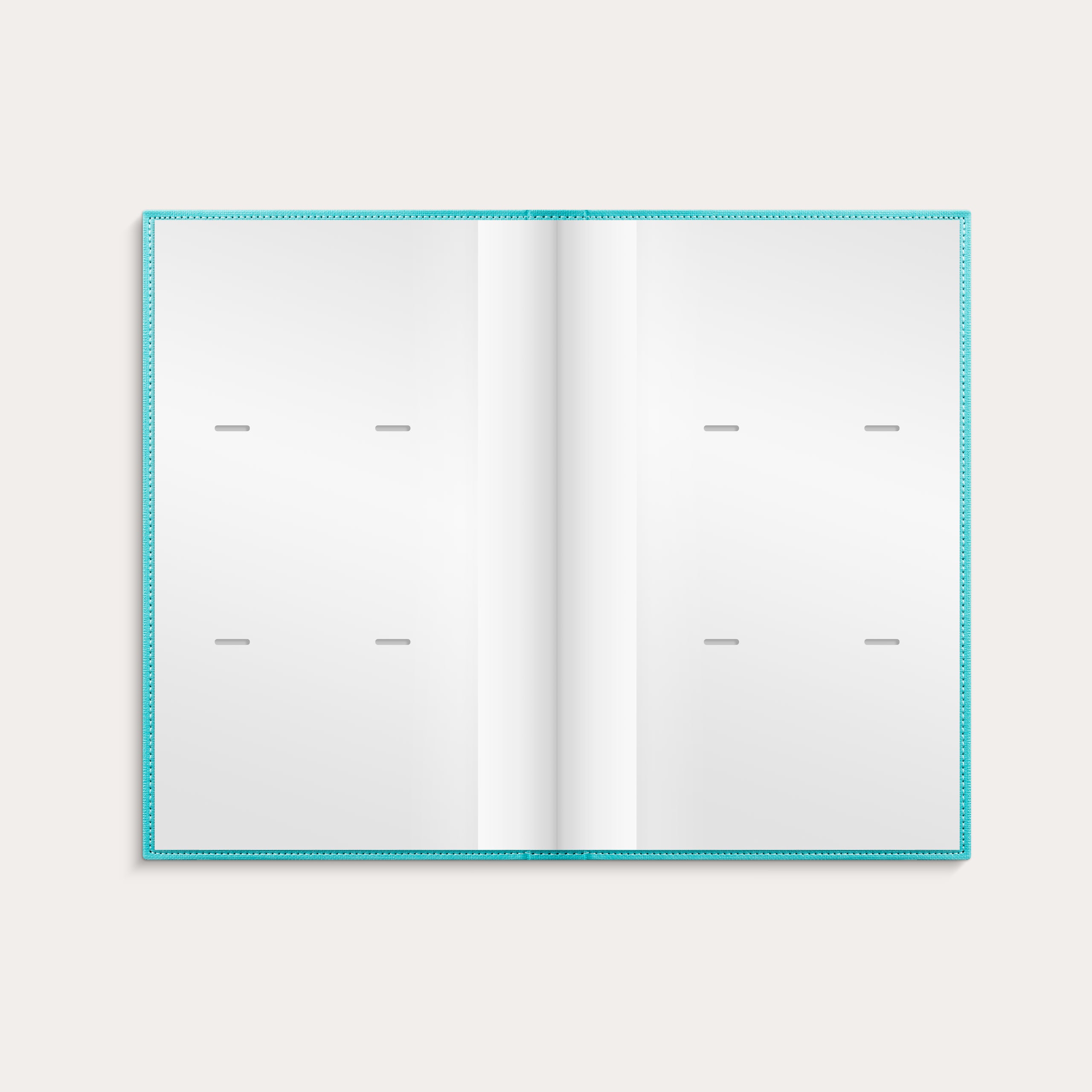 Fotoalbum turkos 370x235 mm – detail view