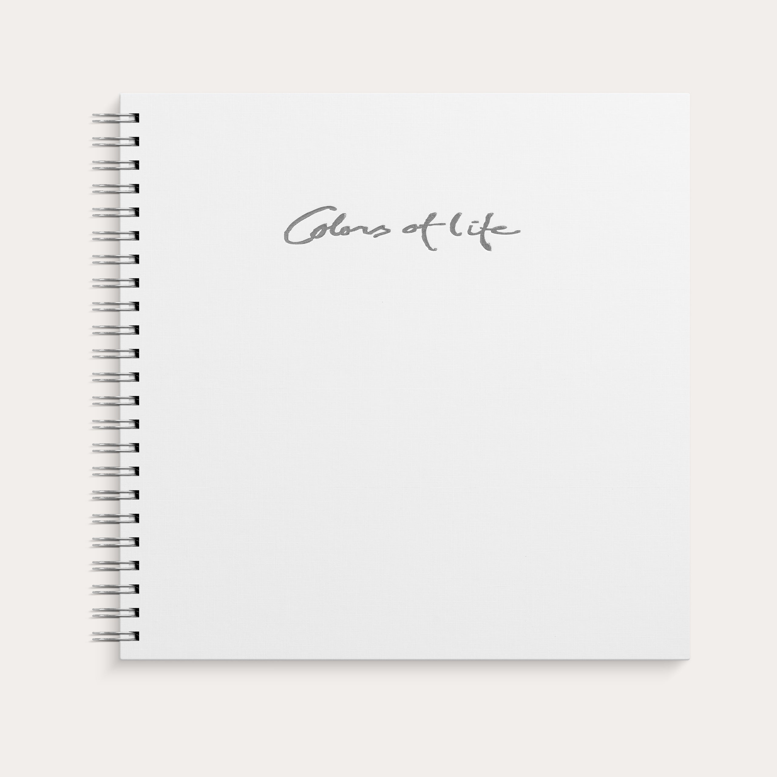 Photo album Colors of Life white 300x300 mm