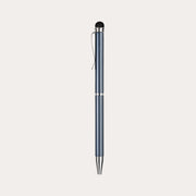 Penna a sfera Mini Touch metallizzata blu