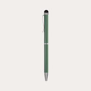 Stylo bille mini tactile vert métallisé